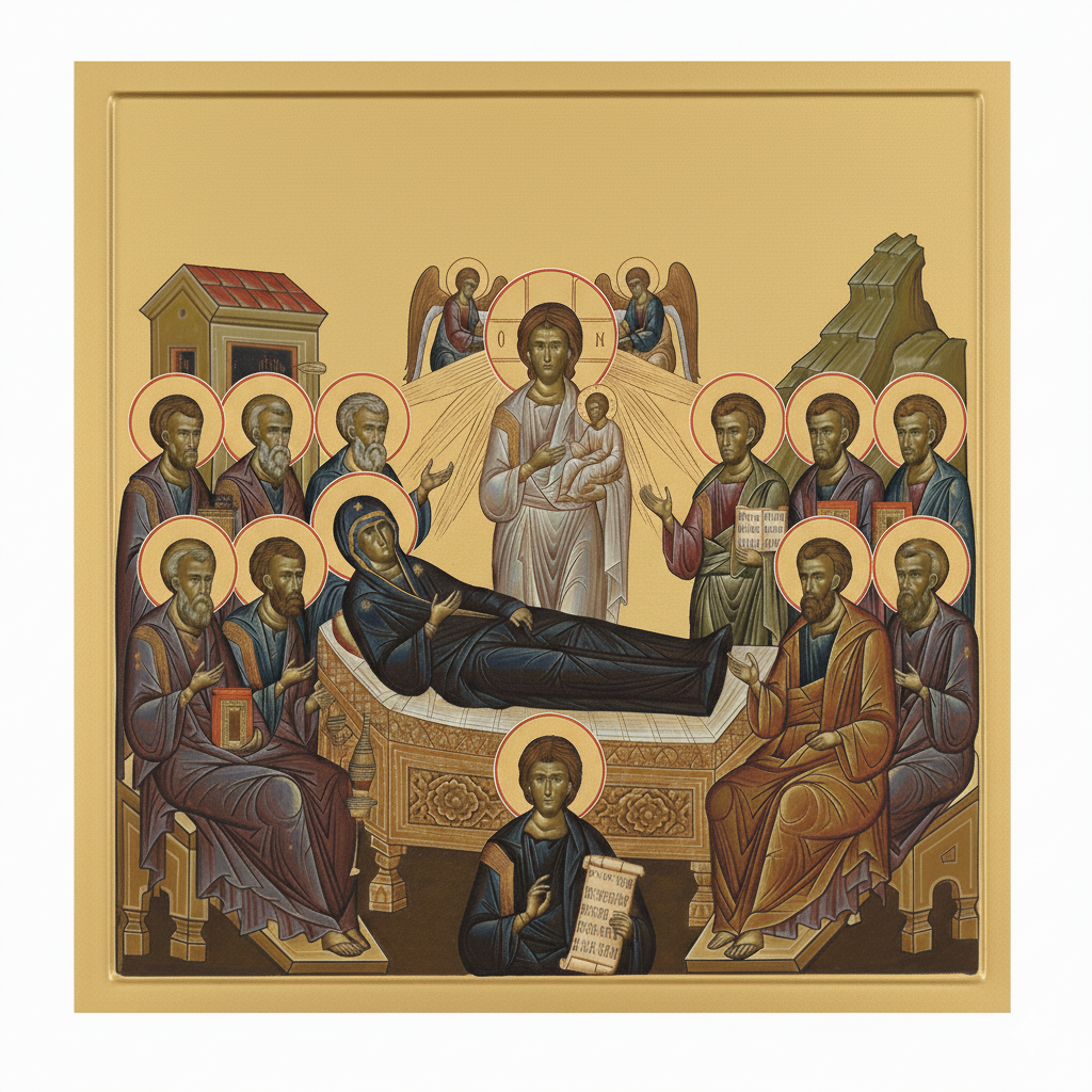 Icoană Adormirea Maicii Domnului