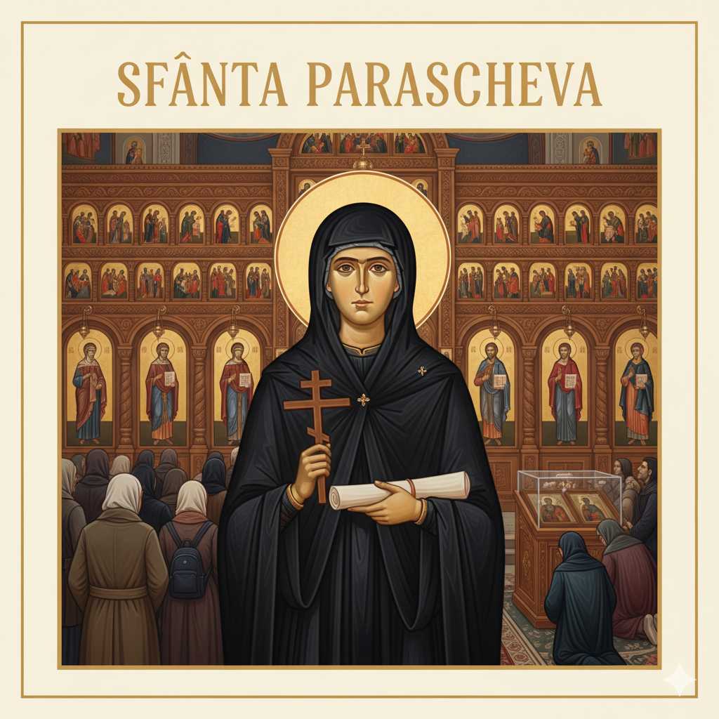 Icoană Sfânta Cuvioasă Parascheva - Ocrotitoarea Moldovei