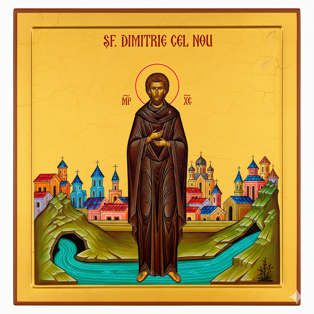 Icoană Sfântul Dimitrie cel Nou
